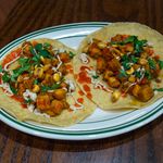 Sweet Potato (Nuts!) Tacos ($10 for two)<br/>
